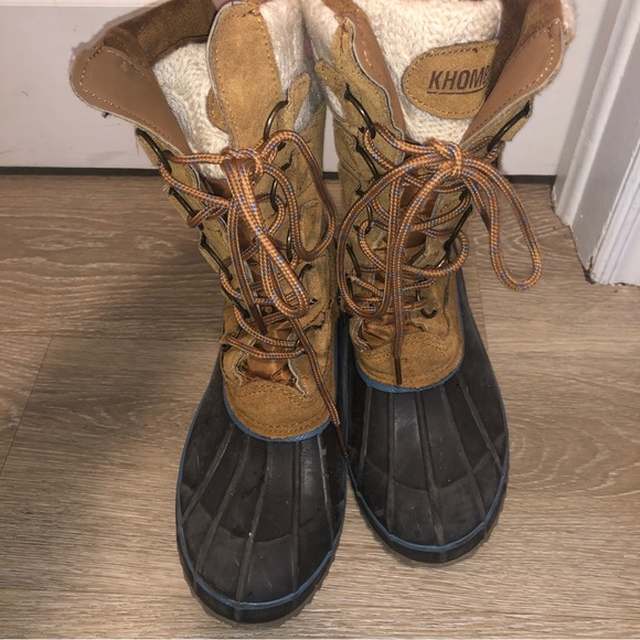 Khombu ladies winter snow ski boots size 8.5 - Picture 2 of 8